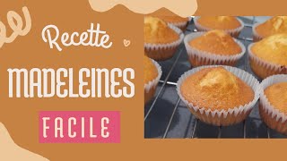 Madeleines recette facile 😋 [upl. by Lainahtan]