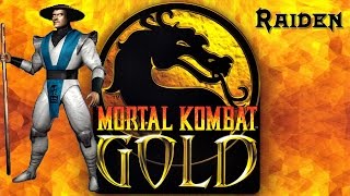 Raiden  Mortal Kombat Gold HD60 fps Playthrough [upl. by Mariel]