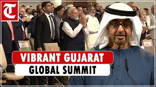 UAE President Al Nahyan speaks during Vibrant Gujarat Global Summit [upl. by Abner686]