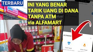 Cara Tarik Saldo Dana Di Alfamart Terbaru  Tarik Uang Di Dana Lewat Alfamart Tanpa ATM [upl. by Hathcock]