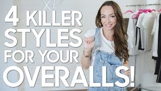 4 Ways to Style Overalls [upl. by Corel]