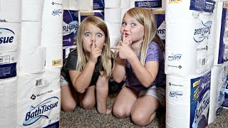 GIANT Toilet Paper Fort [upl. by Wie848]