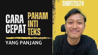 Soal Literasi Bahasa Indonesia Inti Teks  SNBT 2024 [upl. by Derag]