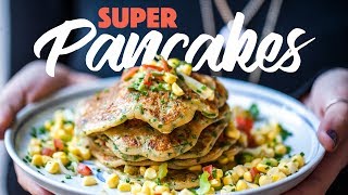 Herby Sweet Potato Pancakes Recipe With Corn Salsa spon [upl. by Bale]