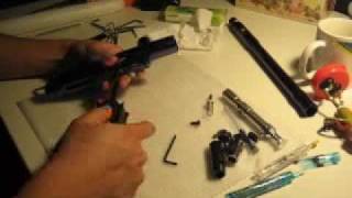 How to Clean Your Paintball Gun Spyder Marker [upl. by Arualana]