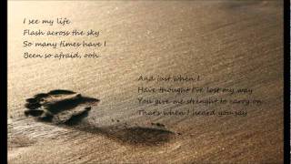 Leona Lewis  Footprints in the Sand with Lyrics [upl. by Tivad]