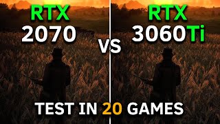 RTX 2070 vs RTX 3060 Ti  Test In 20 Games at 1080p  2024 [upl. by Veradia]