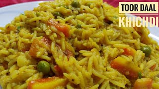 Toor daal ki masala Khichdi  बहुत ही स्वादिष्ट मसाला खिचड़ी तुर दाल का [upl. by Tremml831]