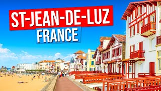 SAINTJEANDELUZ  FRANCE City tour of StJeandeLuz and Ciboure France in 4K [upl. by Sheryl]