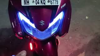 burgman modified drl light sitlock remote control SDM VLOG [upl. by Kemble]