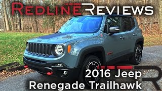 2016 Jeep Renegade Trailhawk – Redline Review [upl. by Novaat]