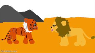 Barbary Lion VS Siberian Tiger [upl. by Selimah]