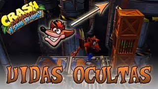 Top 10 Vidas Ocultas en Crash Bandicoot N Sane Trilogy [upl. by Erikson]