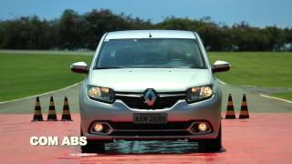 Renault mostra na prática o funcionamento dos freios ABS [upl. by Licko437]