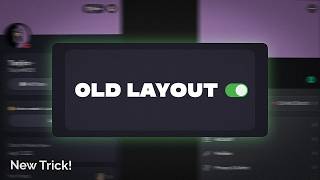 NEW TRICK How to Get Old Discord Layout Without Deleting the App IOS and Android [upl. by Livesay]