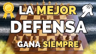 La MEJOR DEFENSA para GANAR en AJEDREZ con negras [upl. by Ainnet]