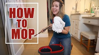 How to Mop Tips for Mopping the Floor [upl. by Downall]