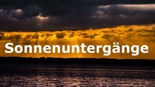 Schöne Sonnenuntergänge Fotografieren Tutorial [upl. by Halonna]