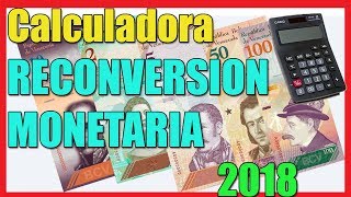 CALCULADORA para la CONVERSIÓN de BOLÍVARES FUERTES a BOLÍVARES SOBERANOS ⚠ 🇻🇪 [upl. by Jeggar]