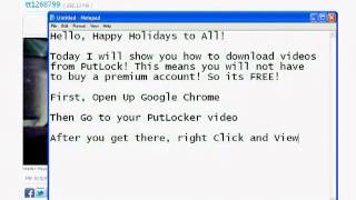 How to download videos from PutLocker [upl. by Inafets]