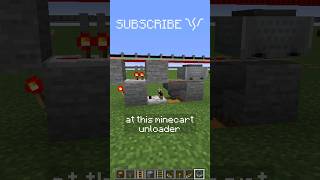 AUTOMATICALLY UNLOAD your HOPPER MINECARTS  Redstone with PsiVolt minecraft redstone [upl. by Adnerak]