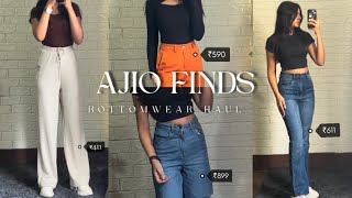 AJIO BOTTOMWEAR HAUL All under 900rs  Trendy jeans cargo  pants [upl. by Bryan]