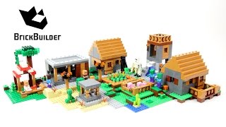 LEGO MINECRAFT 21128 The Village  Speed Build for Collecrors  Collection 57 sets [upl. by Arrahs675]