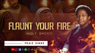 Praiz Singz  Flaunt Your Fire Holy Ghost  Prayer Chant  Visualizer  Lyrics [upl. by Yendirb]