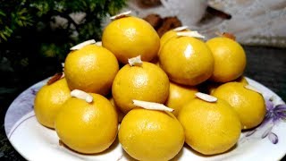 বেসনের লাড্ডু সহজে বানান। Halwai style Besan ki laddu asani se banaiye। Basoner Laddu recipe [upl. by Yrtua]