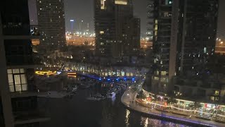 Dubai marina live view avond [upl. by Iliak84]