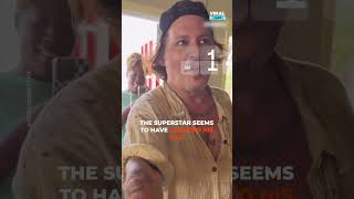 Johnny Depp shows off a new smile after stepping away from controversy shorts [upl. by Isla]