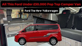 Ford Transit Camper Van Tour  For Under £30000  Better Value Than Volkswagen Transporter [upl. by Adnalay5]