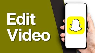 How to Edit video on Snapchat  Snapchat video editor online 2024 [upl. by Rhett933]