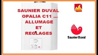 Comment allumer et régler votre chauffe eau Saunier Duval Opalia c11 [upl. by Naujej]