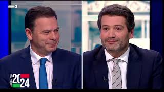 PSD vs CHEGA  Luís Montenegro vs André Ventura  Eleições Legislativas 2024 [upl. by Llesig]