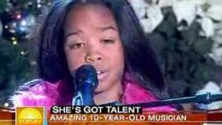 Gabi Wilson HER age 10 on the Today Show performing Alicia Keys [upl. by Alessandro]