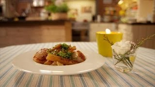 Risotto met schorseneren en SintJacobsvruchten  De Keuken van Sofie  VTM Koken [upl. by Neetsirhc11]