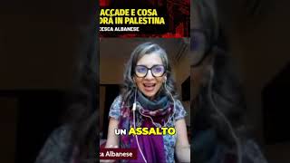 La verità sulla denuncia dei crimini in Palestina Ascoltate Francesca Albanese [upl. by Letitia]