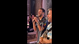 Danny Ricciardo shows off his quotsingingquot voice [upl. by Joanna423]