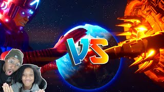 GALACTICUS VS UNICRON DEATH BATTLE REACTION VIDEO [upl. by Ammann]