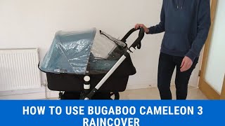 bugaboo bee³ demo  use of rain cover [upl. by Oiluj]