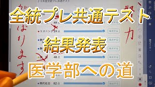 河合塾全統共通プレテスト模試 結果発表 国立医学部志望 [upl. by Eirised]