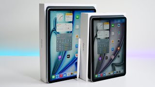 2024 iPad Air M2  Unboxing Setup and Whats New [upl. by Yrellih821]