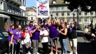 VIOLANEWS Tifosi Fiorentina a Zurigo [upl. by Rowena]