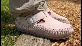 Kith for Birkenstock London Braided Lilac Ash  On Feet [upl. by Junie]