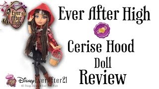 Ever After High Cerise Hood Doll Review Unboxing Rebel [upl. by Elicec]