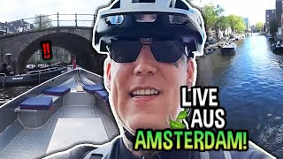 Fast UNFALL am Wasser 😱 XXL Tour durch AMSTERDAM 🇳🇱  MontanaBlack IRL [upl. by Cristie]