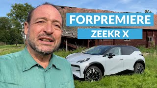 Forpremiere Zeekr X [upl. by Enelak]