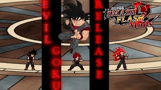 SSF2 MODS  RELEASE  Evil Goku Custom Mod [upl. by Eikcor]