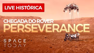 POUSO DO ROVER PERSEVERANCE DA NASA EM MARTE  AO VIVO [upl. by Seka512]